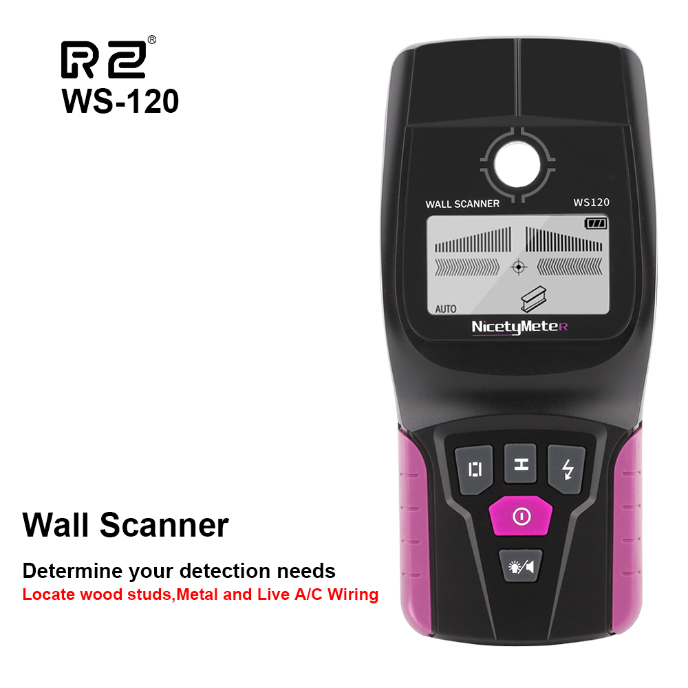 Water Leak Detector Wired - RZ Wandscanner, Multifunktions-Wanddetektor, Live-Drähte, Kabel, PVC,