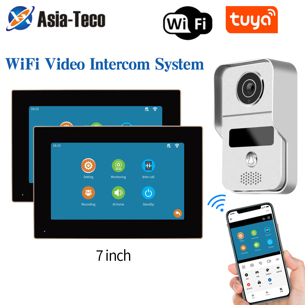 Smart Doorbell Wired - 1080P 7 Zoll WiFi Video Intercom