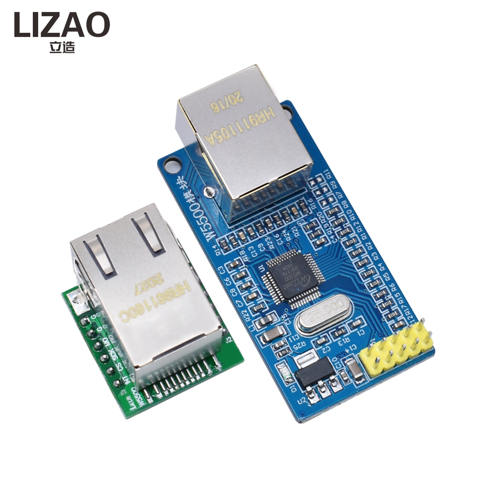 Ethernet Module W5500 - LIZAO W5500 Ethernet-Netzwerkmodul, TCP/IP-Protokoll SPI-Schnittstellenkarte für