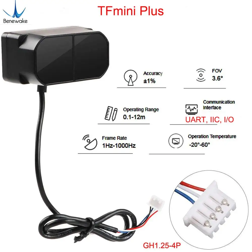 2PCS TFmini Plus Lidar Entfern – Home Automation Arduino Bewertung und Preis