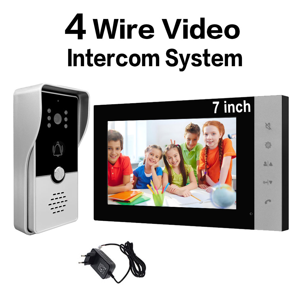 4-Draht 7-Zoll Kabelgebundene  – Smart Doorbell Wired Bewertung und Preis