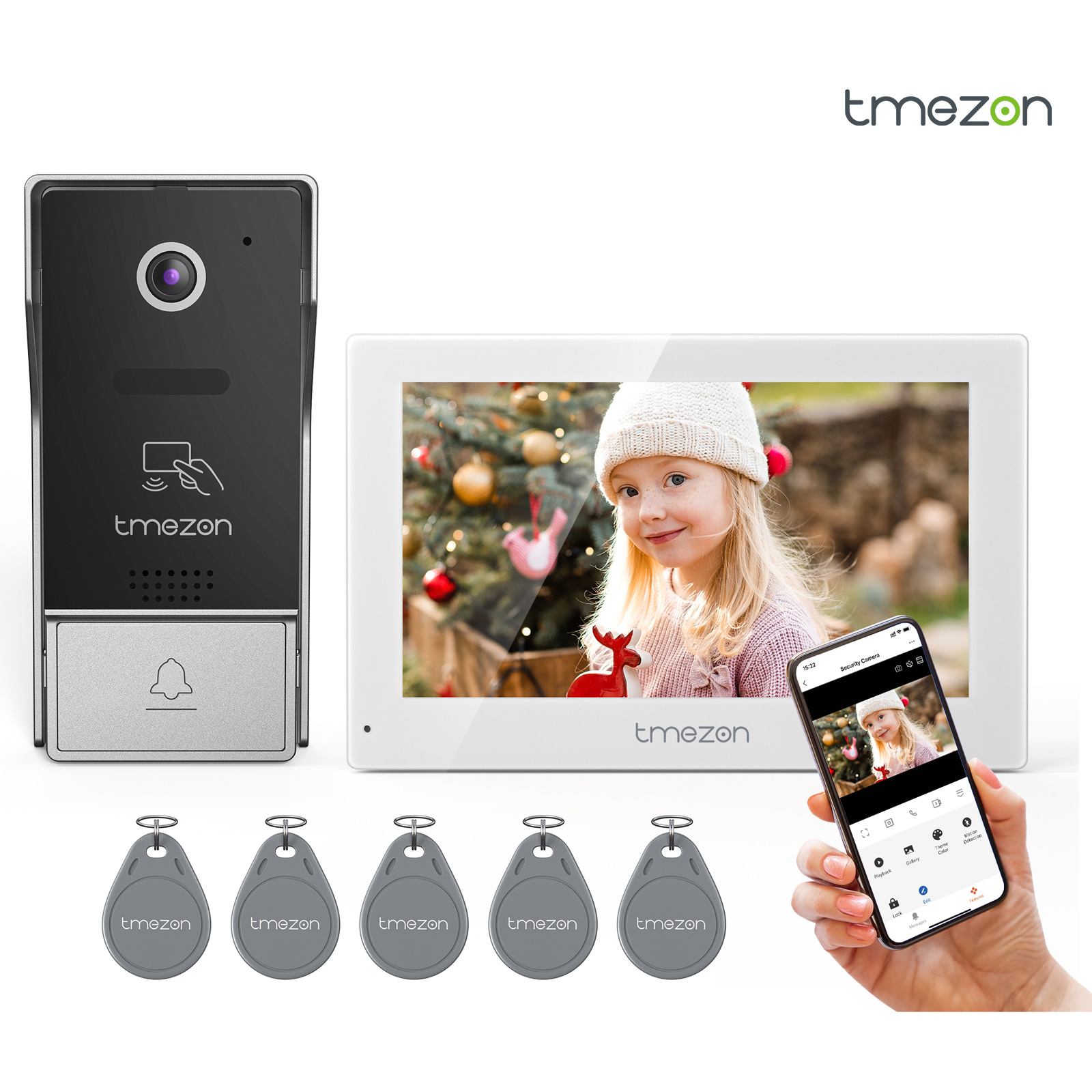 7 Zoll Tuya 1080P drahtloses W – Smart Doorbell Wired Bewertung und Preis