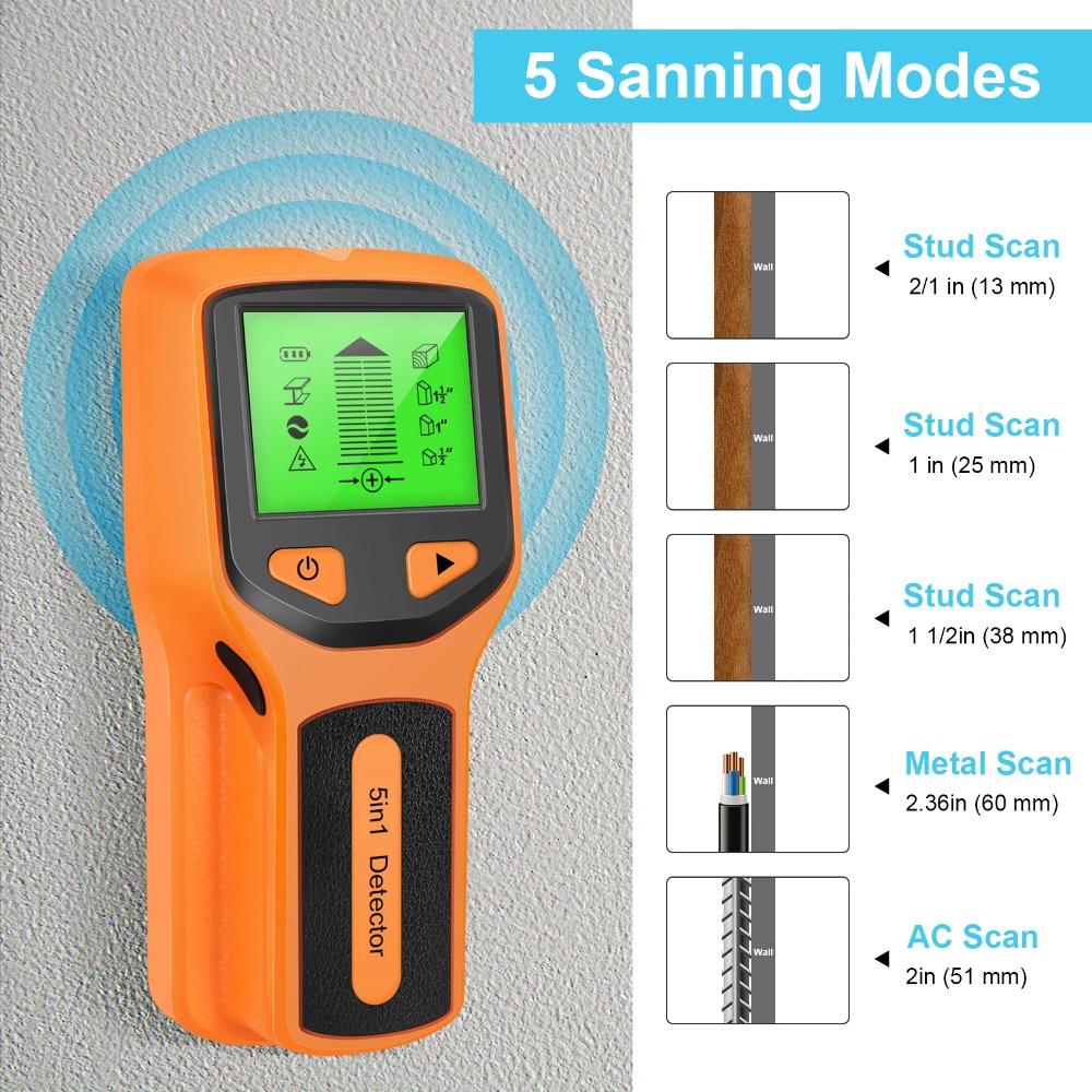5-in-1 Digitaler Balkendetekto – Water Leak Detector Wired Bewertung und Preis