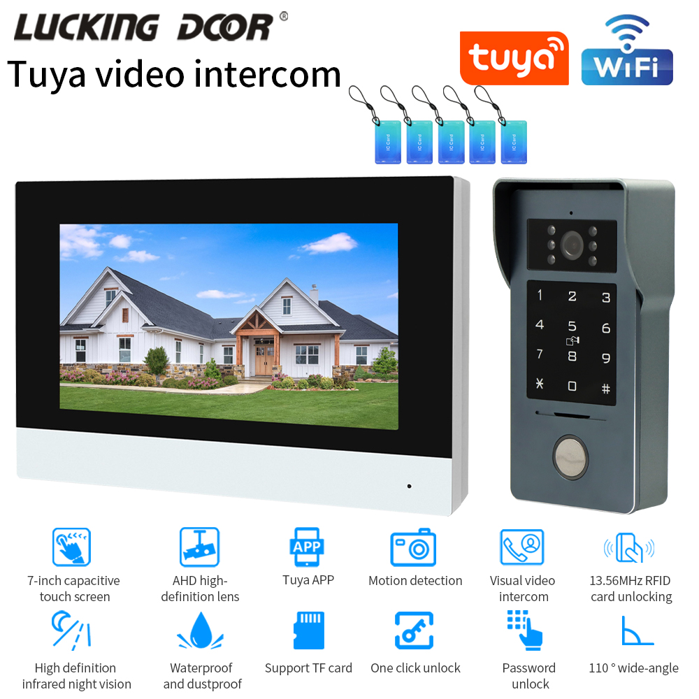 Tuya Wifi 7/10 Zoll Video Inte – Smart Doorbell Wired Bewertung und Preis
