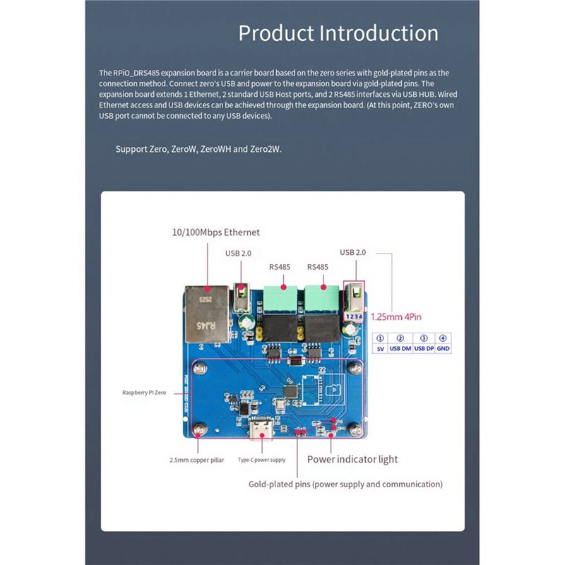 A46U Rpi0-DRS485 Dual RS485 Er – Pi Zero W Board Bewertung und Preis